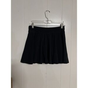 Under Armour Youth Girls Large Skirt W/ Shorts Skort Black Pockets Stretch